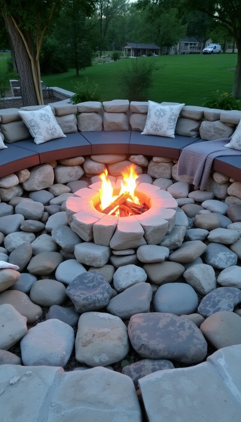 27 Japanese Garden Ideas That'll Turn Your Backyard into a Tranquil Oasis (You Won't Believe #15!) - 21. Tranquil Fire Pit Area