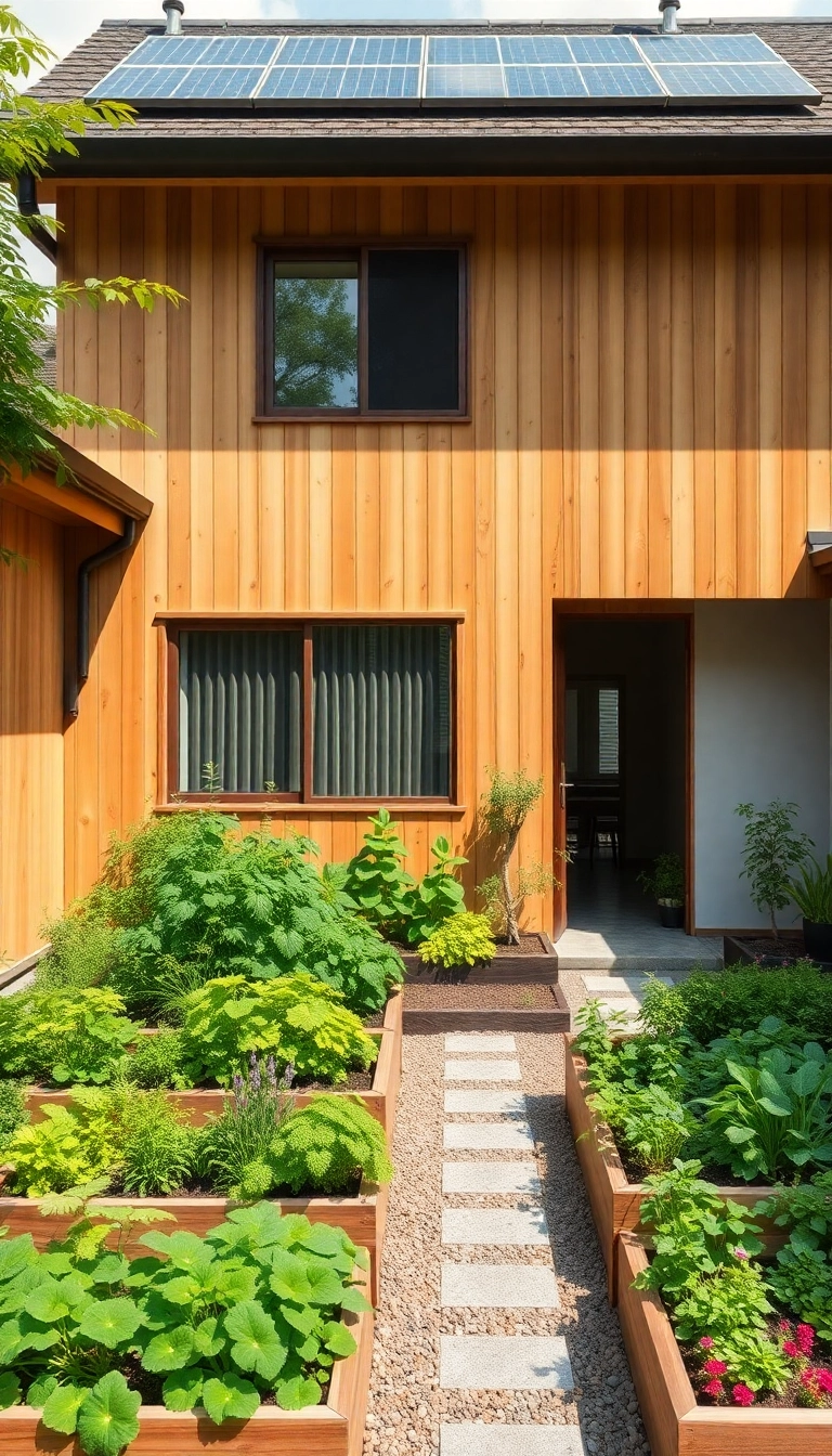 28 Modern Japanese Homes With Courtyard Gardens That Redefine Serenity! - 6. Eco-Friendly Designs