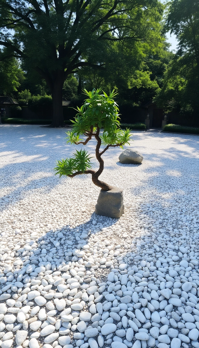 22 Zen Garden Ideas That'll Transform Your Outdoor Space into a Tranquil Oasis! - 1. Minimalist Gravel Garden