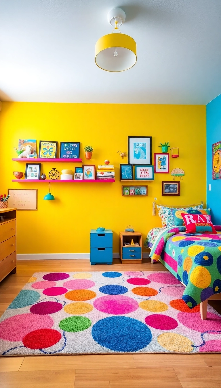 29 Teen Bedroom Design Ideas That'll Make You Want to Redecorate Immediately! - 3. Color Pop