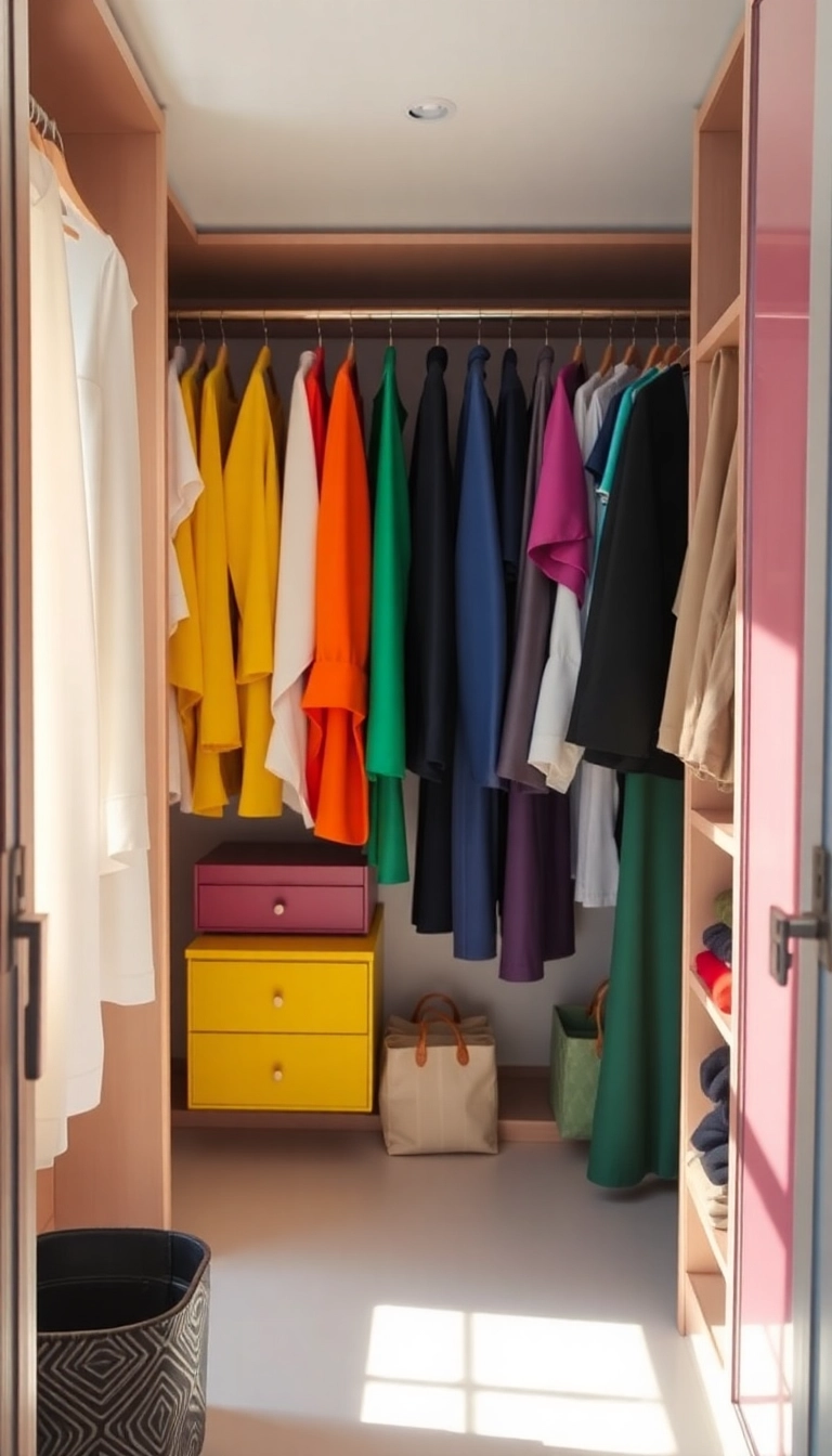 27 Bedroom Organization Ideas That'll Transform Your Space (You Won't Believe #15!) - 12. Color-Coded Organization