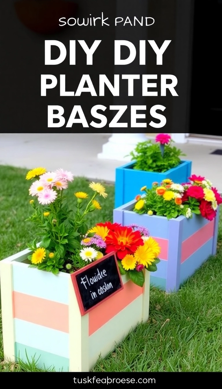 27 Small Front Yard Landscaping Ideas That'll Make Your Neighbors Green with Envy! - 20. DIY Planter Boxes